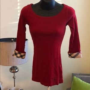 Burberry 3/4 Length Blouse